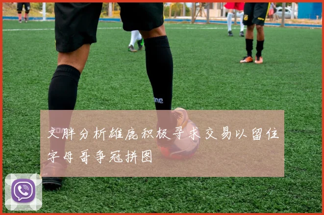文胖分析雄鹿积极寻求交易以留住字母哥争冠拼图